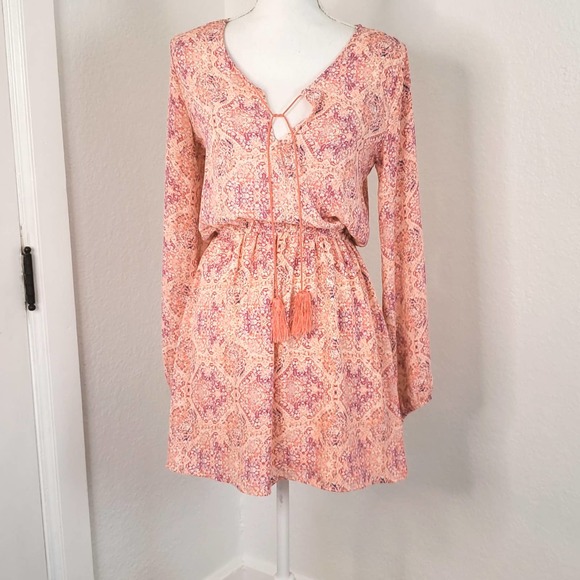 Forever 21 Dresses & Skirts - Forever 21 women's Pink Floral Dress size Small